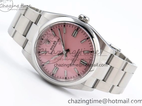 Edition Dial on Clean VR3230 Pink 36mm Perpetual Bracelet Best 904L 1:1 126000 Steel Oyster SS 0131